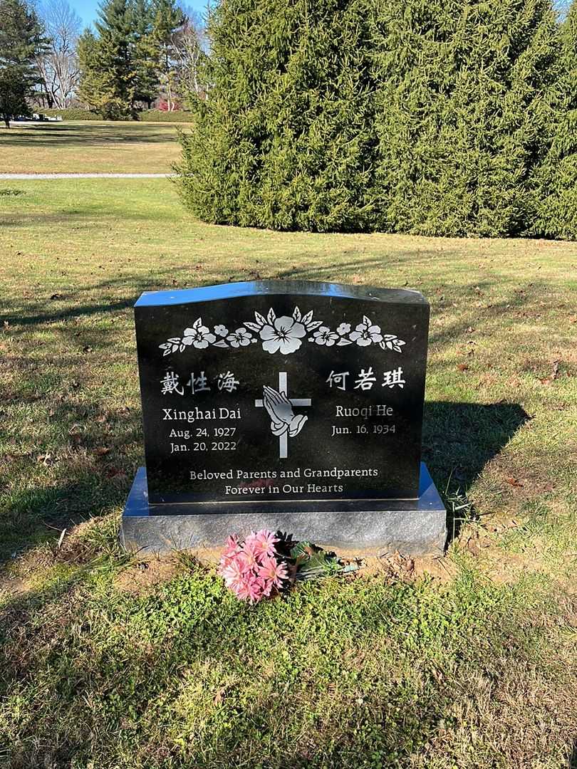 Xinghai Dai's grave. Photo 2