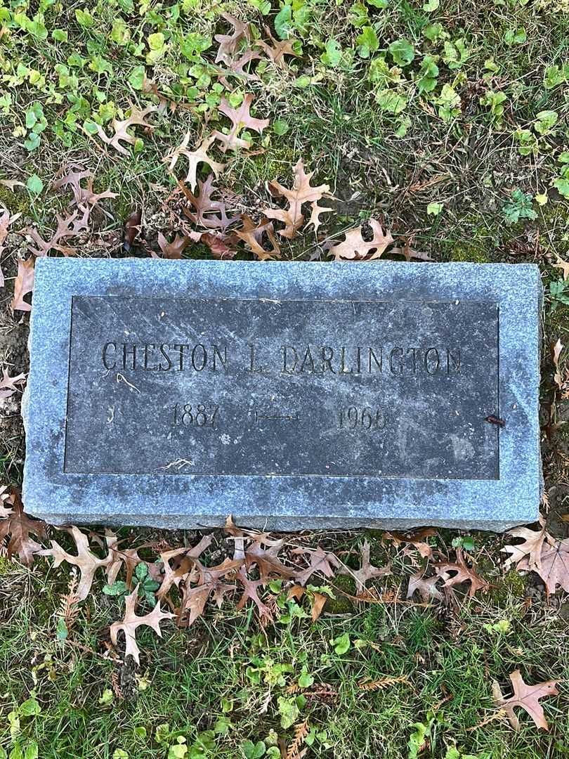 Cheston L. Darlington's grave. Photo 3