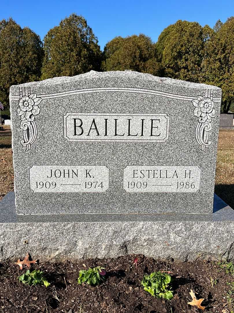 John K. Baillie's grave. Photo 1