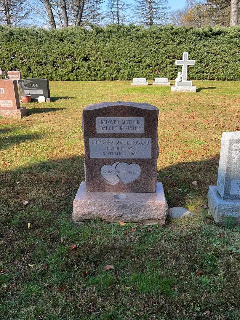 Christina Marie Zang Rowand's grave. Photo 2