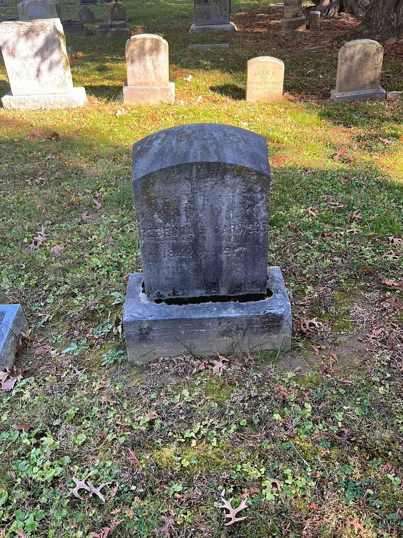 Rebecca S. Garwood's grave. Photo 2