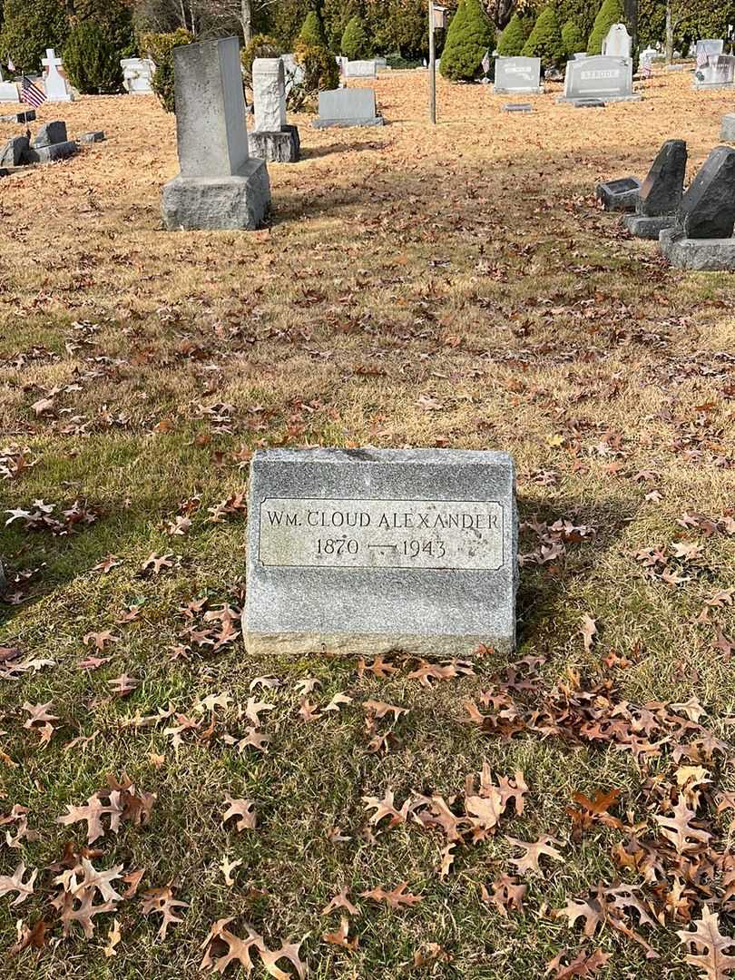 Wm. Cloud Alexander's grave. Photo 2