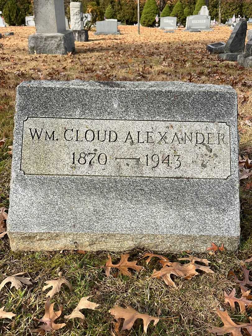 Wm. Cloud Alexander's grave. Photo 3