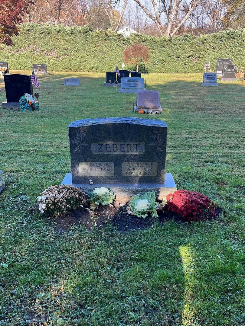 Andrea F. Zebert's grave. Photo 2