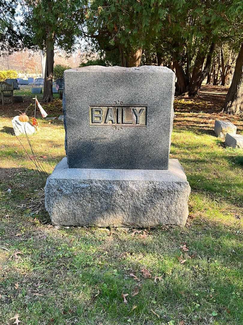 Cora E. Baily's grave. Photo 1