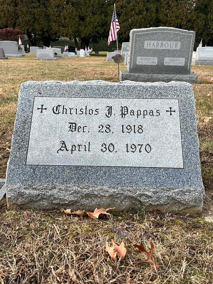 Christos J. Pappas's grave. Photo 1