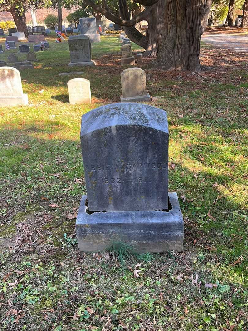 Abbie A. Garwood's grave. Photo 2