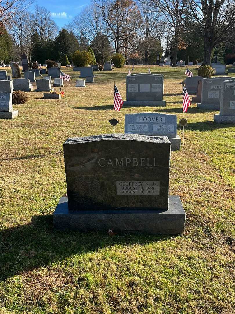 Geoffrey Norman Campbell Junior's grave. Photo 2