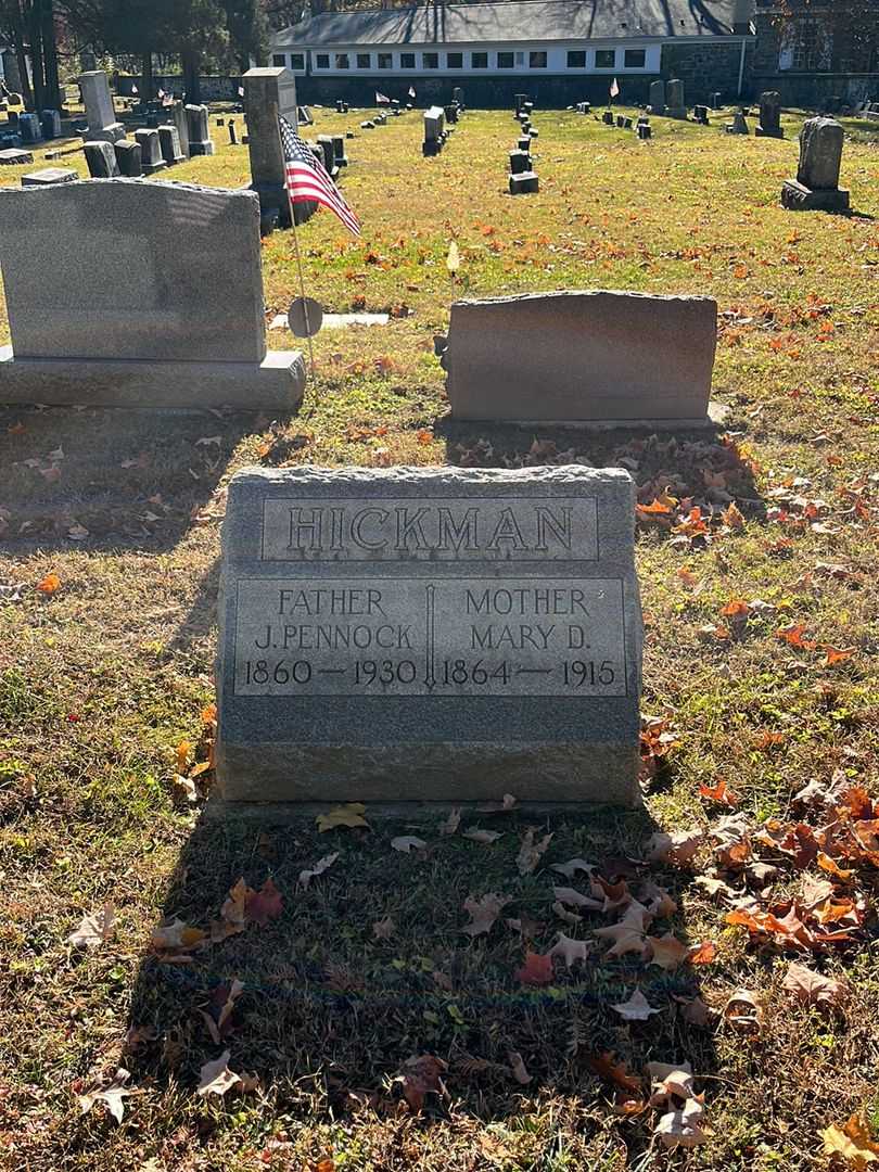 J. Pennock Hickman's grave. Photo 2