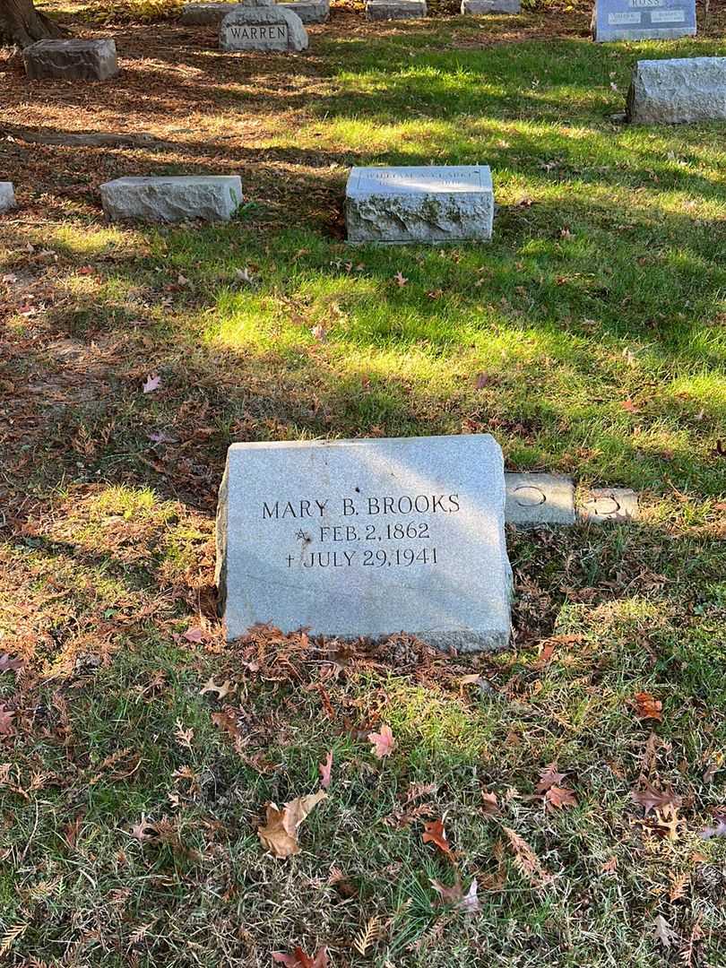 Mary B. Brooks's grave. Photo 2