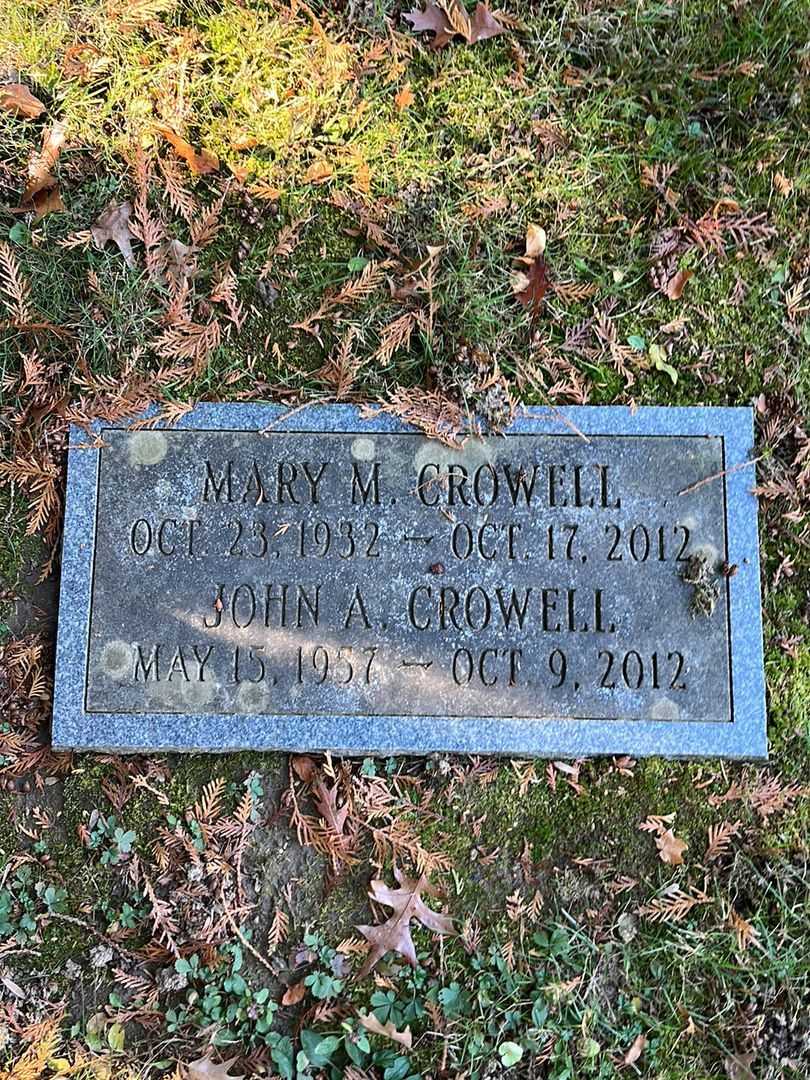 Mary M. Crowell's grave. Photo 5