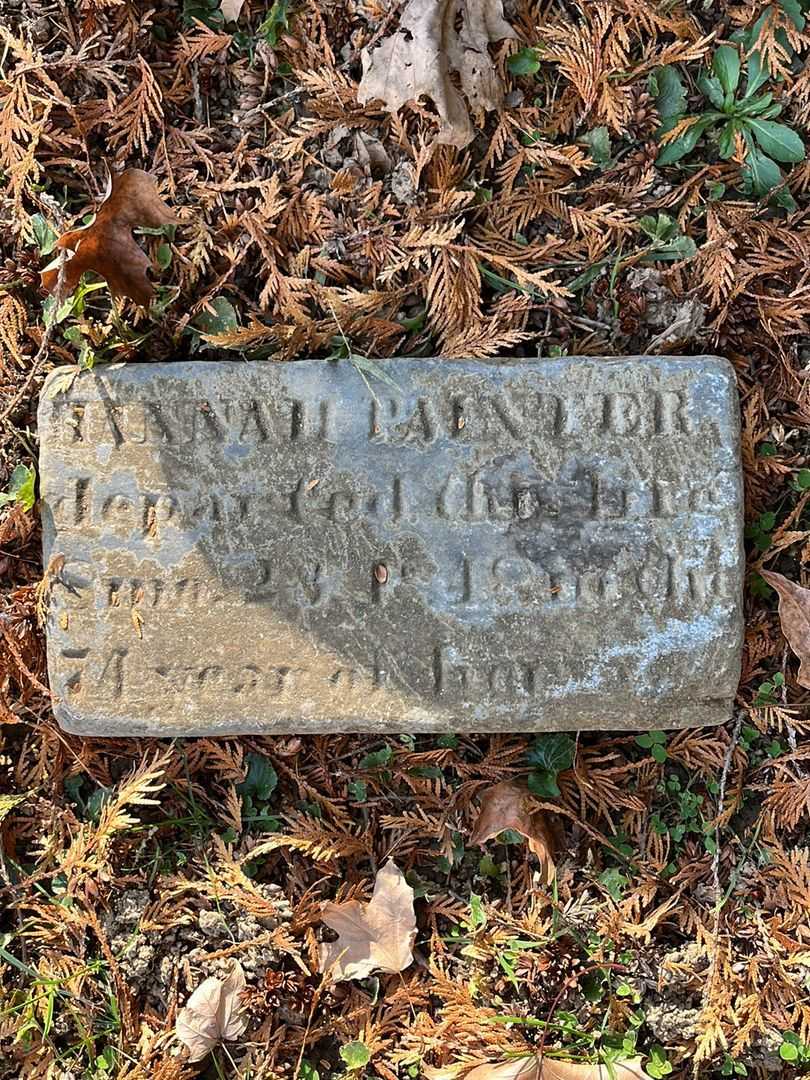 Hannah Mary Hayes Painter's grave. Photo 4