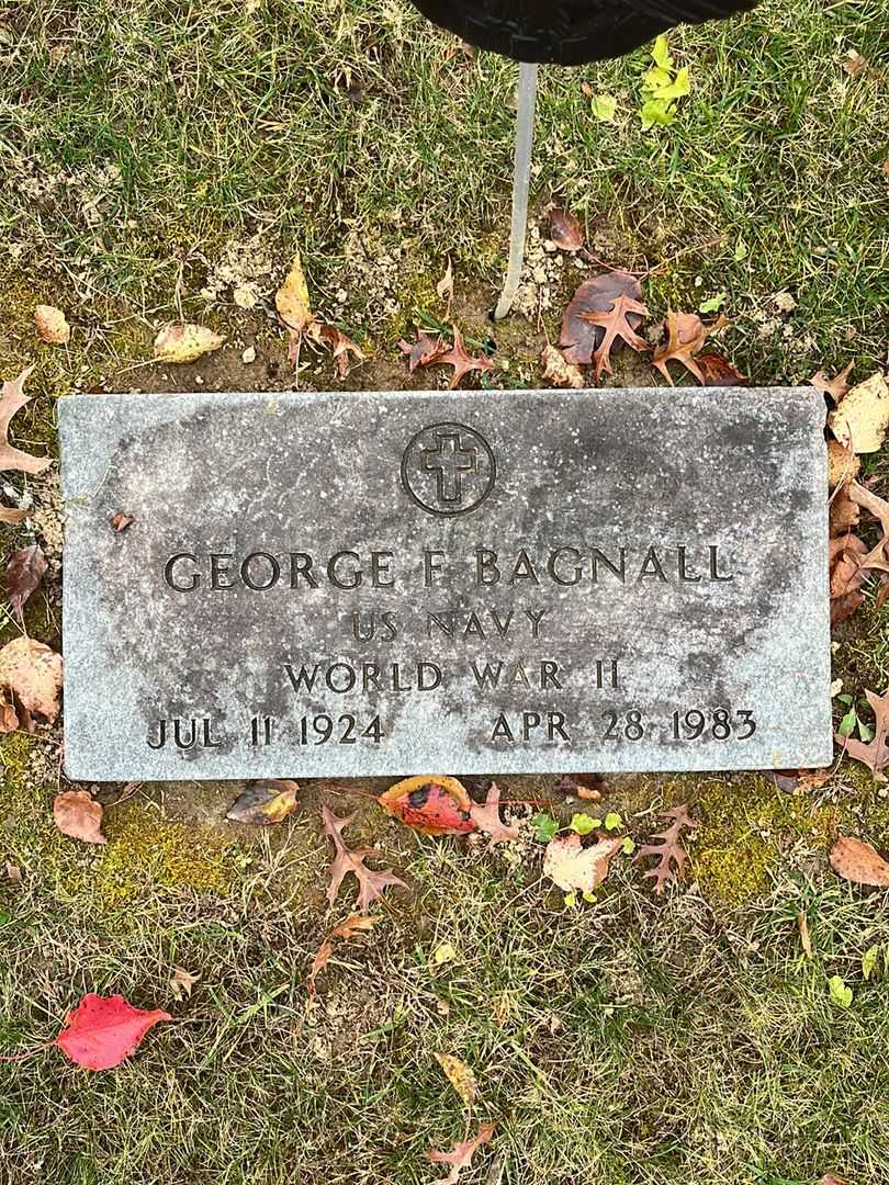George F. Bagnall's grave. Photo 1
