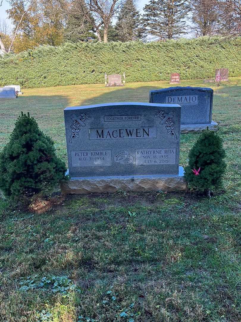 Kathyrne Rita MacEwen's grave. Photo 2