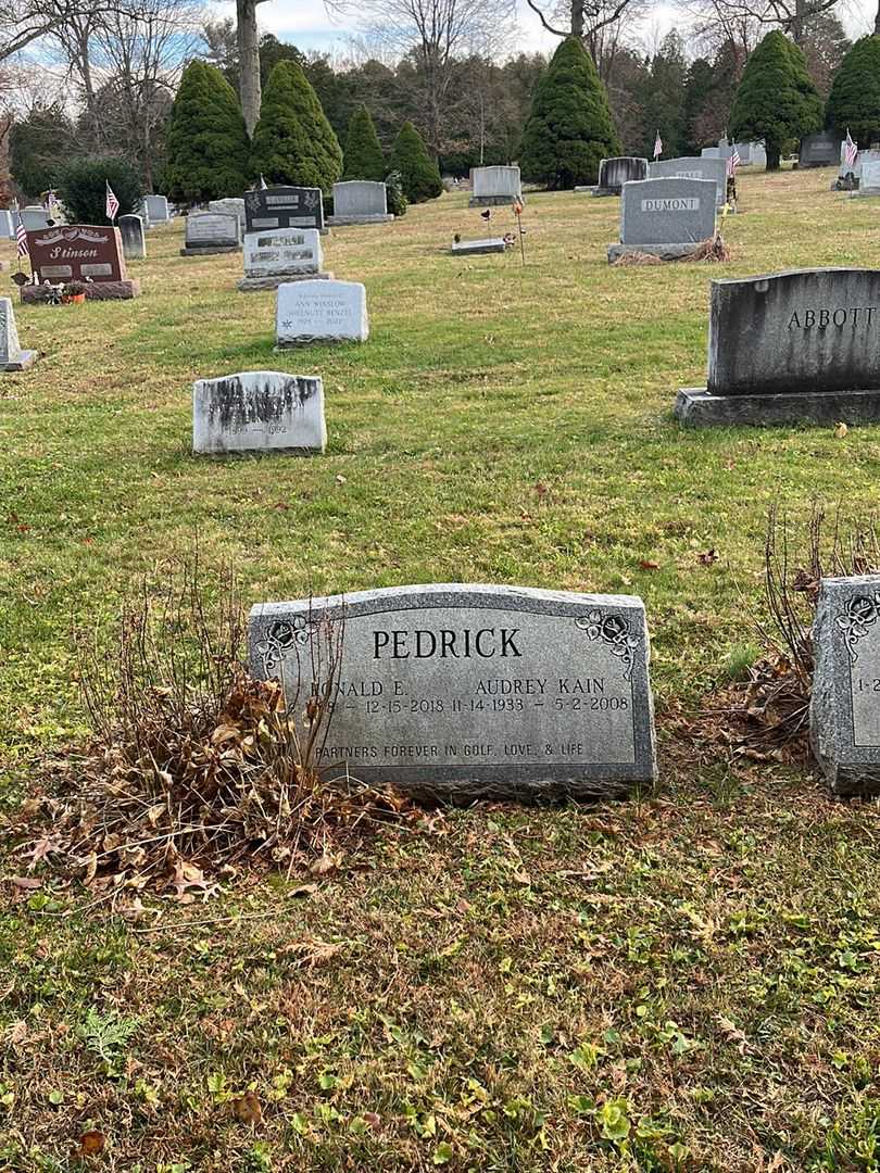 Audrey Kain Pedrick's grave. Photo 2