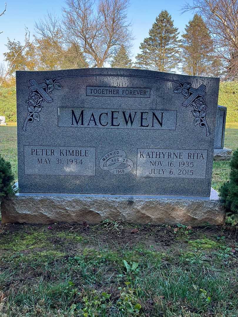 Kathyrne Rita MacEwen's grave. Photo 1