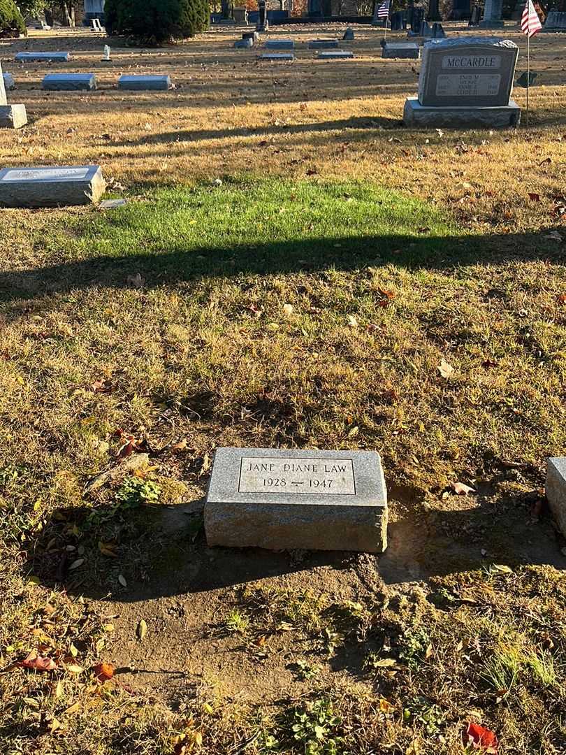 Jane Diane Law's grave. Photo 3