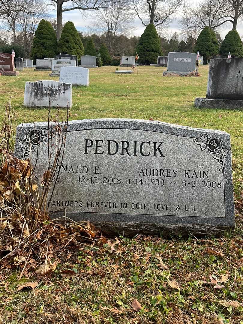 Audrey Kain Pedrick's grave. Photo 3