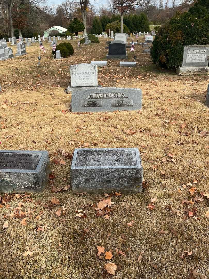 Margaret E. Jamieson's grave. Photo 2