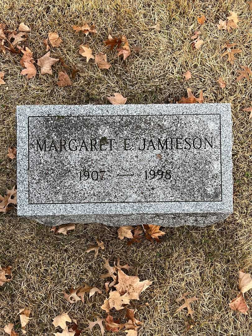 Margaret E. Jamieson's grave. Photo 3