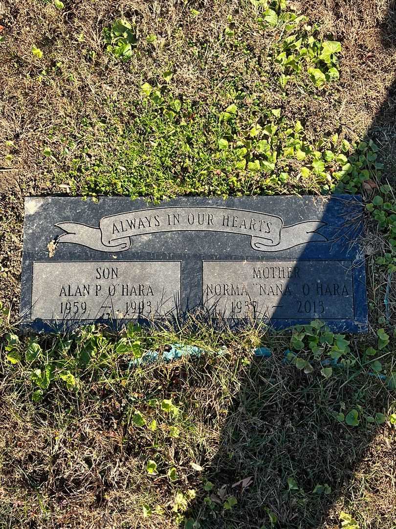 Norma P. "Nana" O'Hara's grave. Photo 1