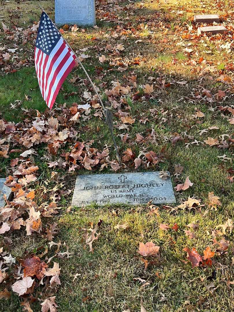 John Robert Highley's grave. Photo 2