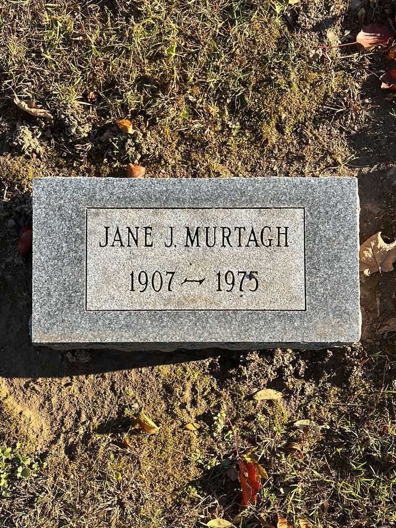 Jane J. Murtagh's grave. Photo 4