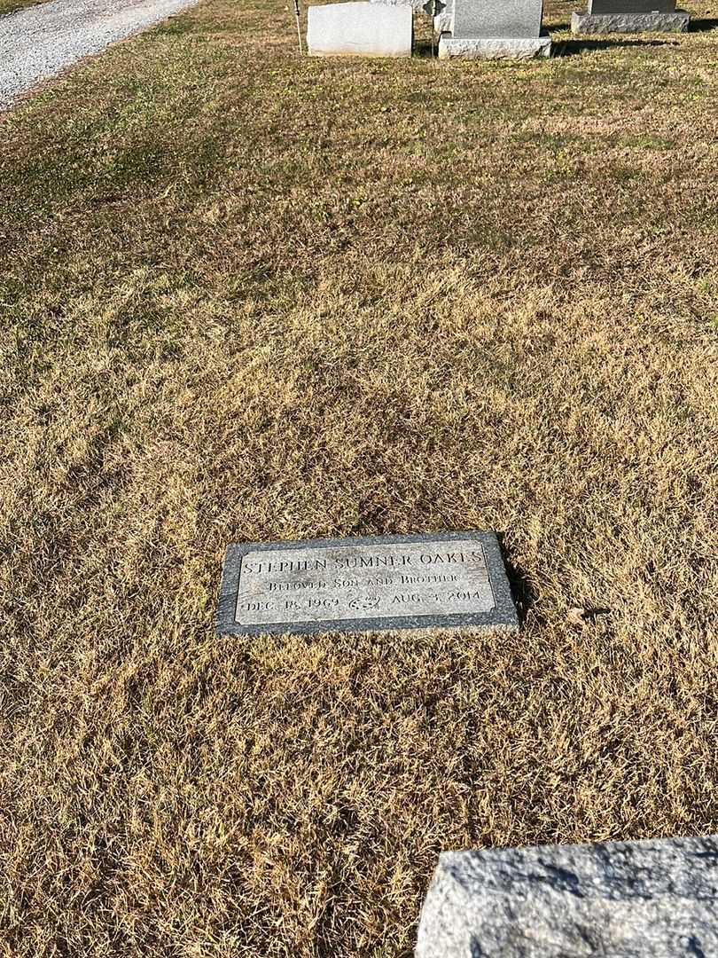 Stephen Sumner Oakes's grave. Photo 2