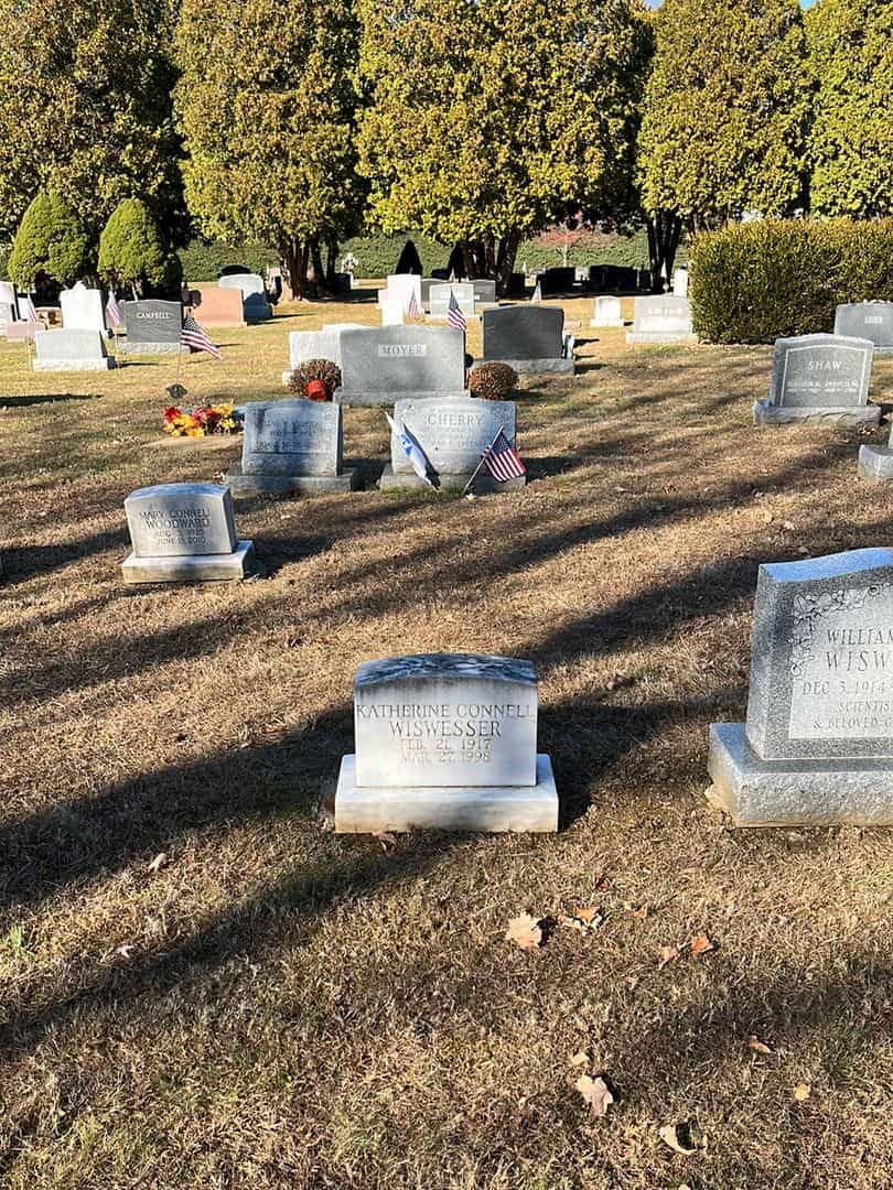 Katherine Connell Wiswesser's grave. Photo 2