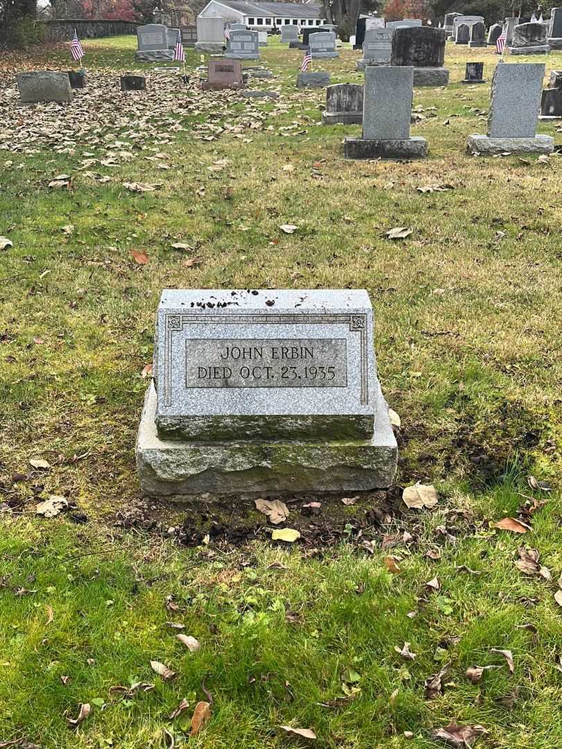 John Erbin's grave. Photo 2