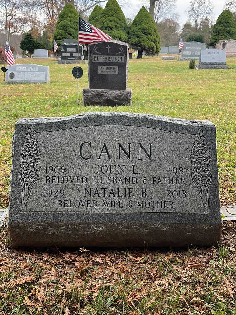 John L. Cann's grave. Photo 1
