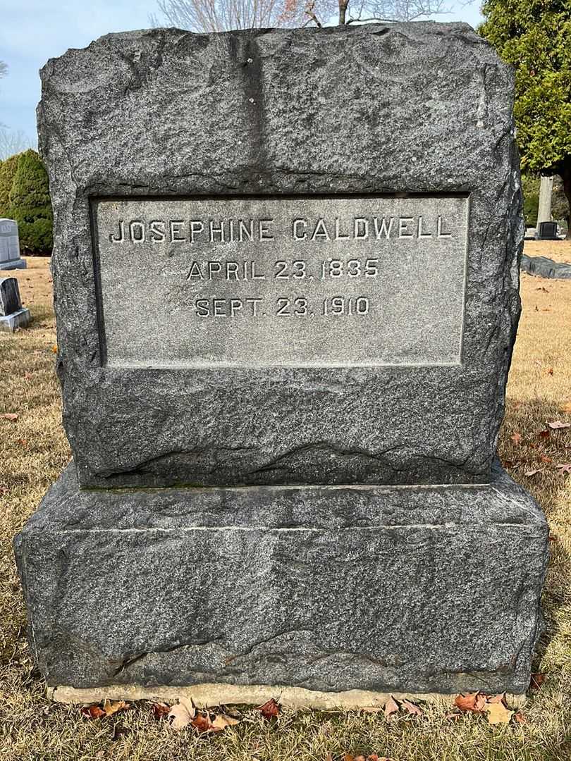 Josephine Caldwell's grave. Photo 1