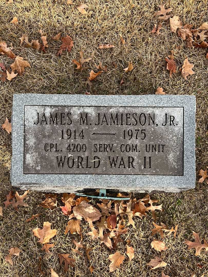 James M. Jamieson Junior's grave. Photo 3