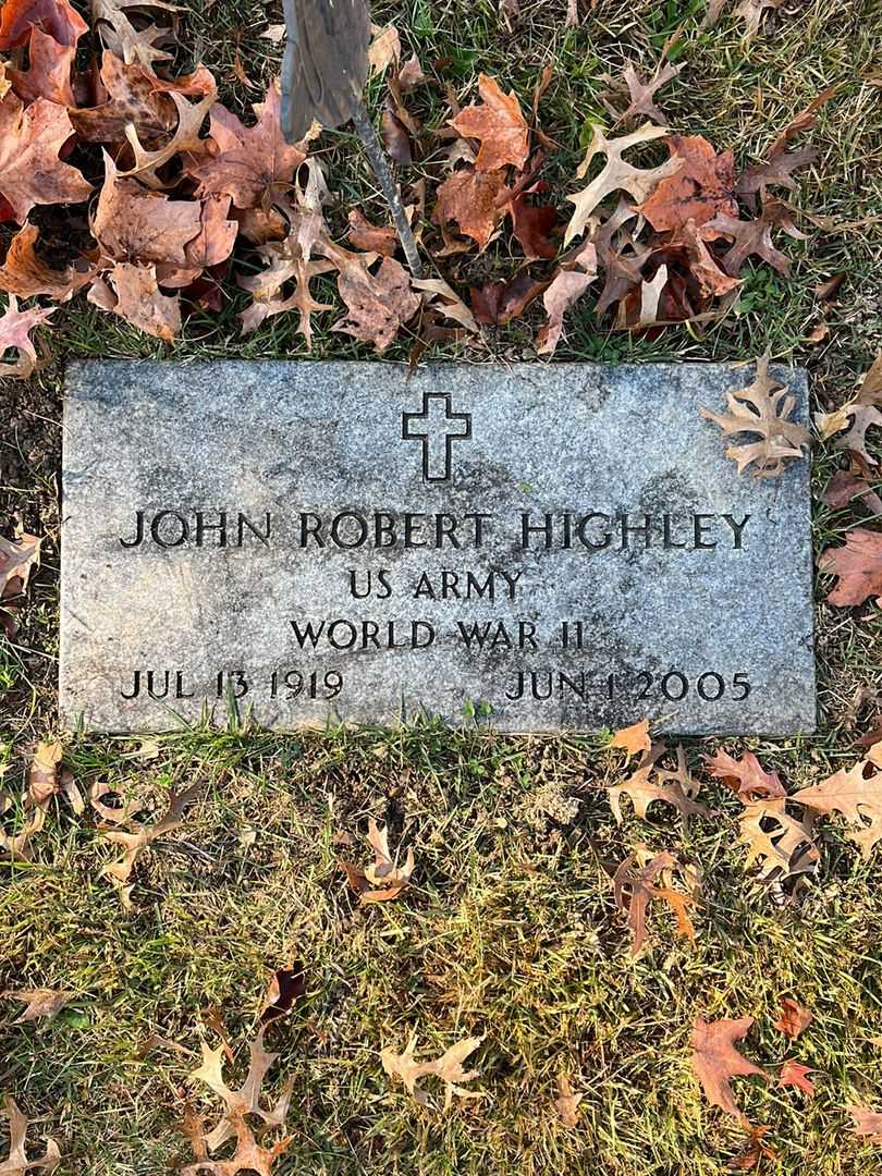 John Robert Highley's grave. Photo 3