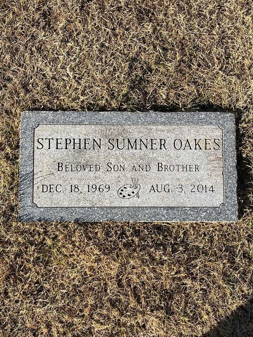 Stephen Sumner Oakes's grave. Photo 3