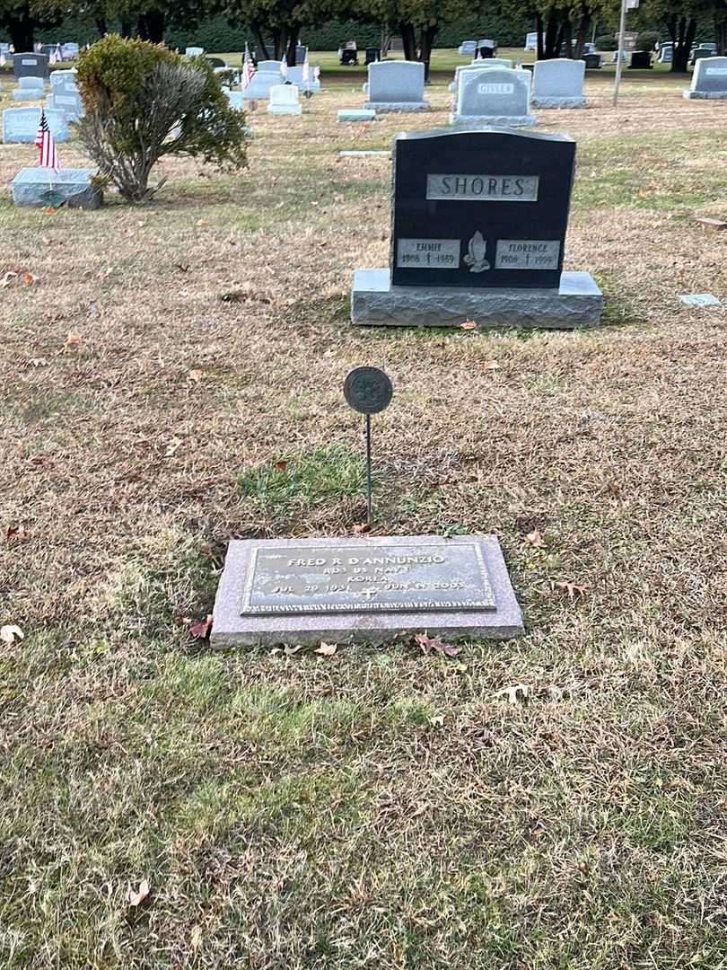 Fred R. D'Annunzio's grave. Photo 2