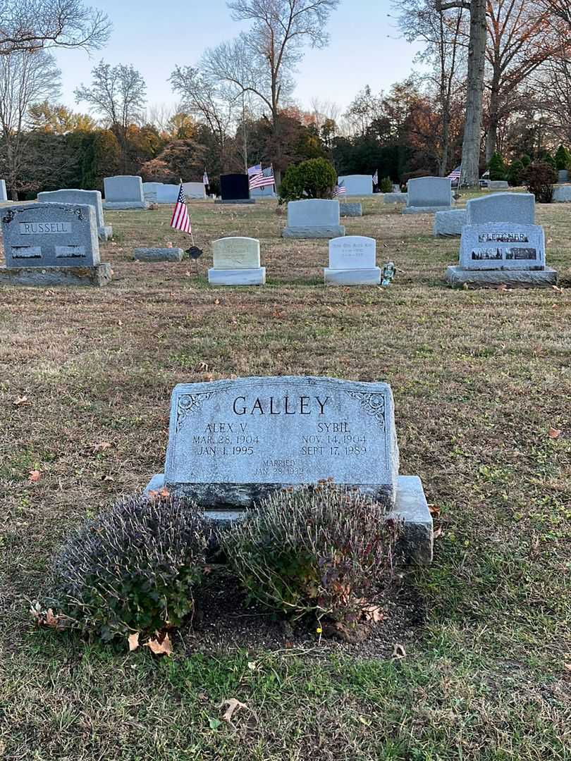 Sybil Galley's grave. Photo 2