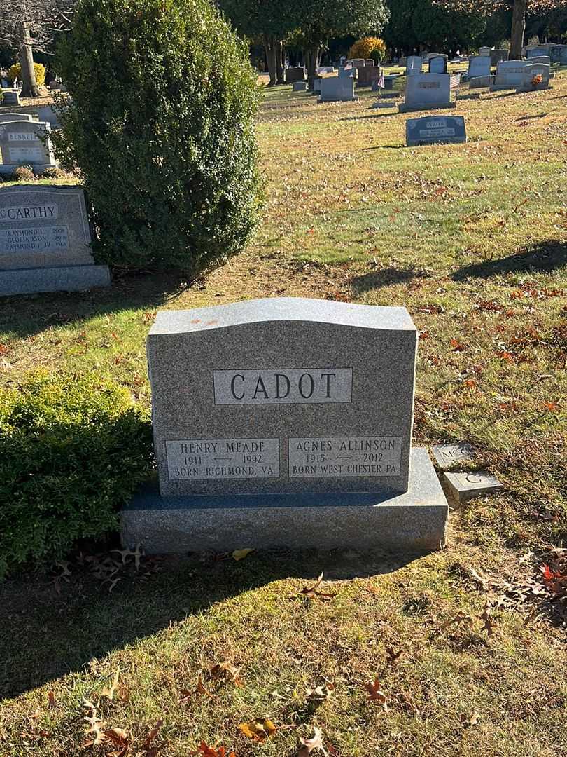 Henry Meade Cadot's grave. Photo 2