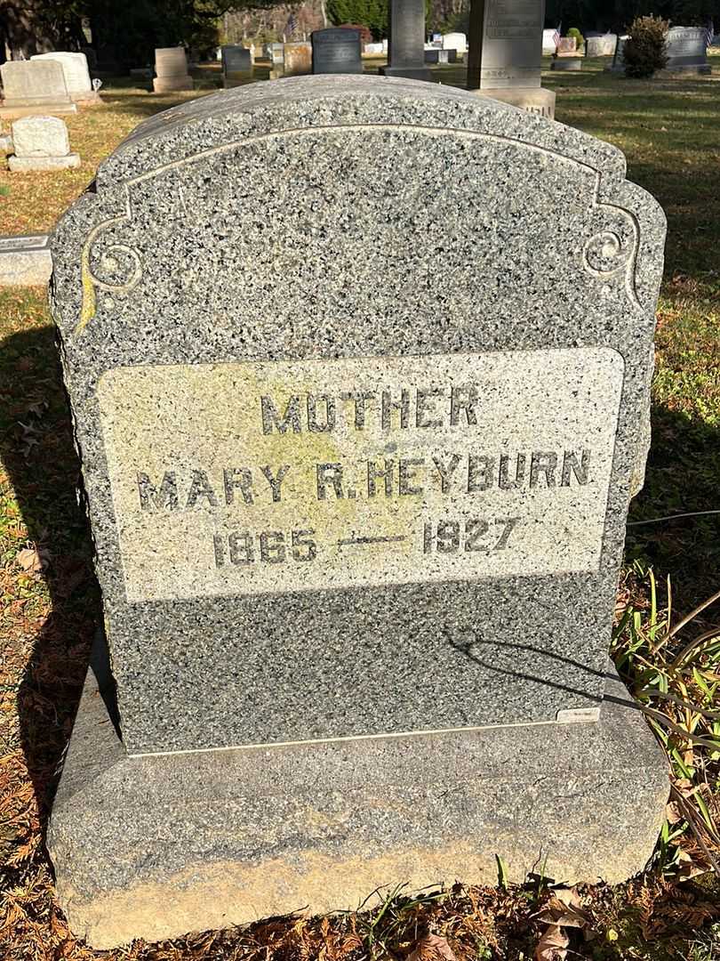 Mary R. Heyburn's grave. Photo 3