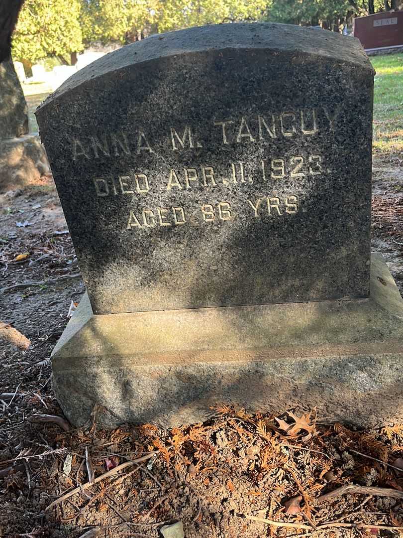 Anna M. Tanguy's grave. Photo 3