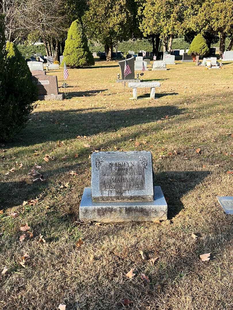Marilyn Mahan's grave. Photo 2