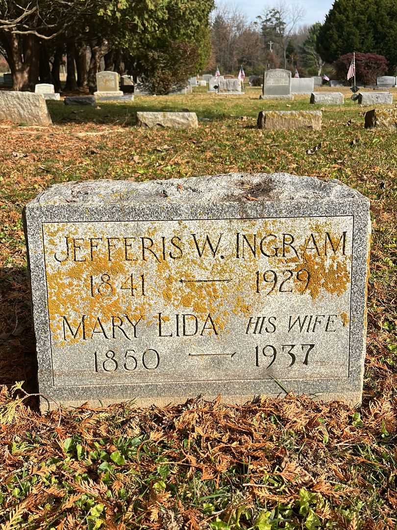 Jefferis W. Ingram's grave. Photo 1