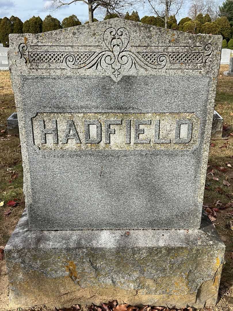 George L. Hadfield Junior's grave. Photo 1