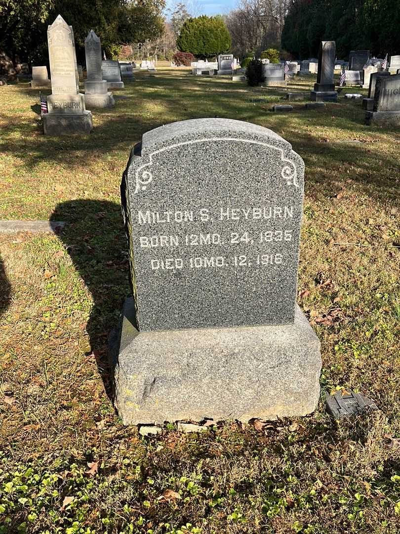 Milton S. Heyburn's grave. Photo 2