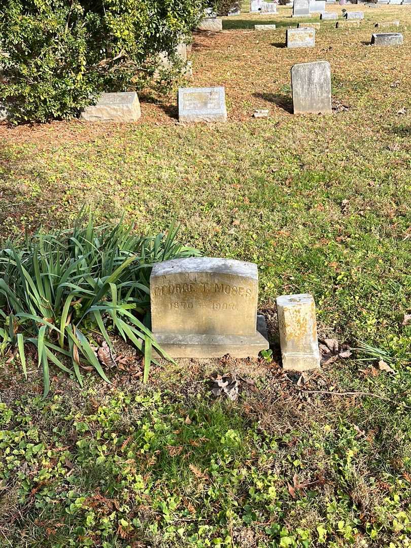 George T. "Geo" Moses's grave. Photo 2