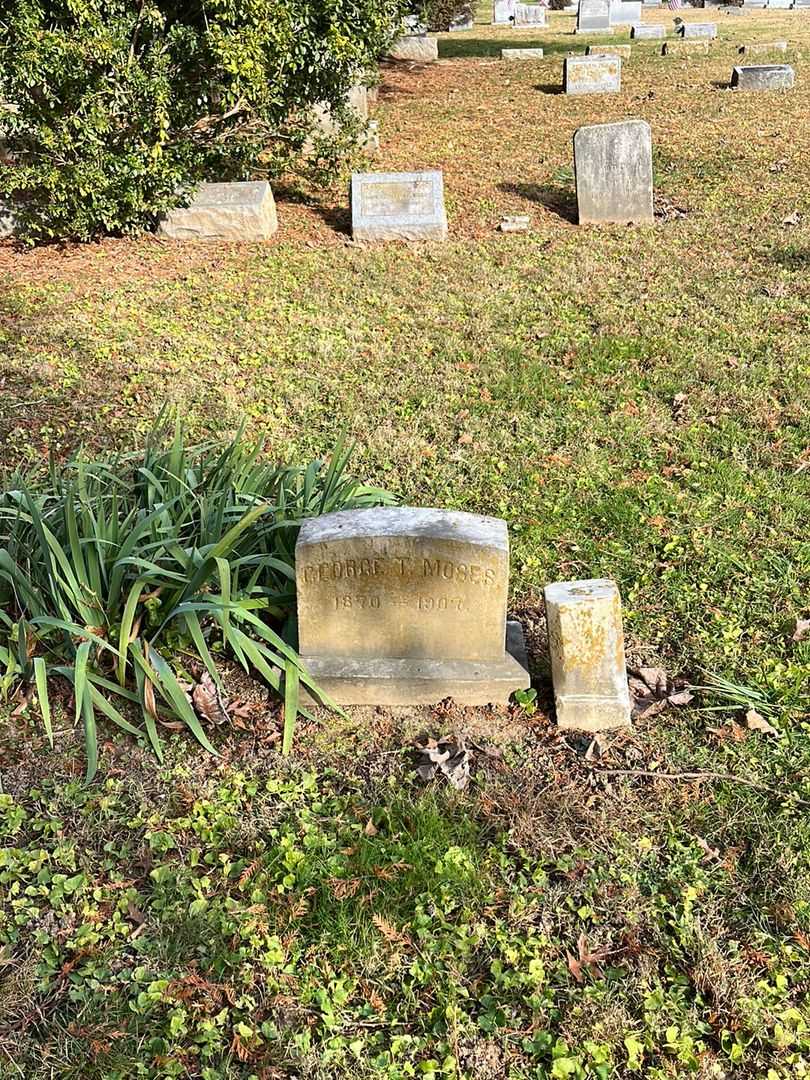 George T. "Geo" Moses's grave. Photo 2