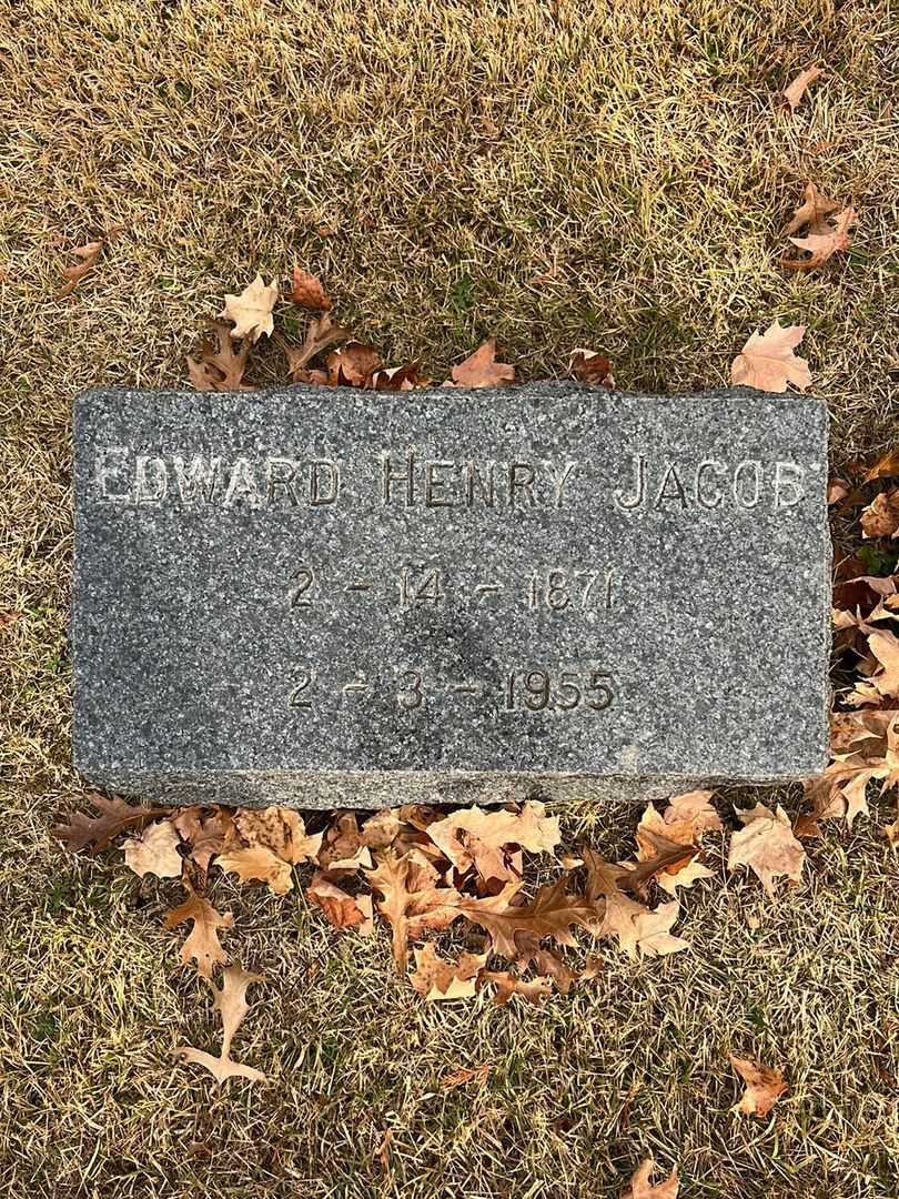 Edward Henry Jacob's grave. Photo 3