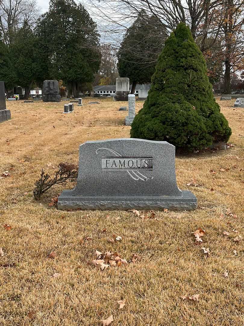 Harold A. Famous's grave. Photo 1