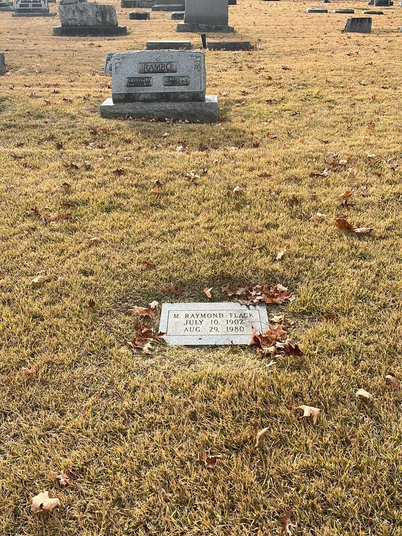 M. Raymond Flack's grave. Photo 2