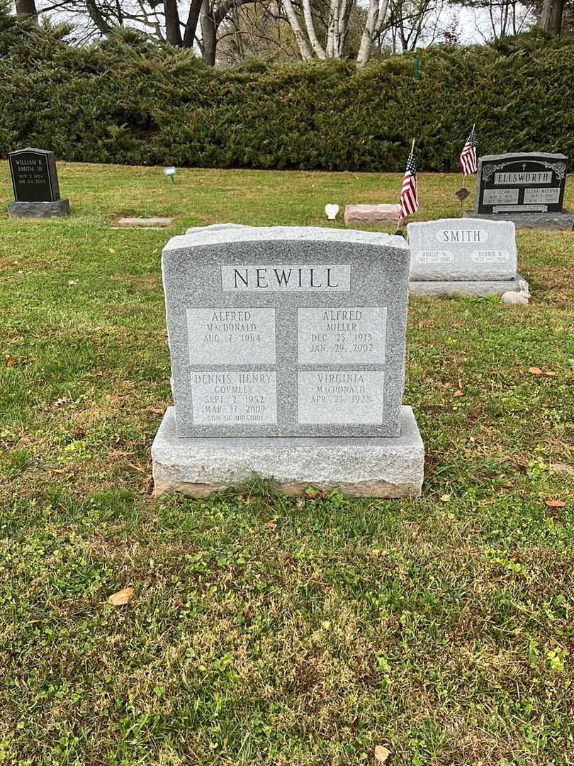 Virginia MacDonald Newill's grave. Photo 2